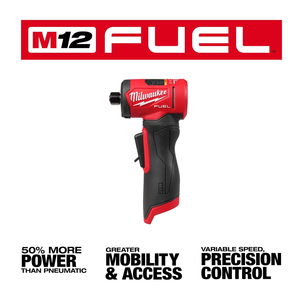 Milwaukee 3485-20 M12 FUEL 1/4" Right Angle Die Grinder - 3