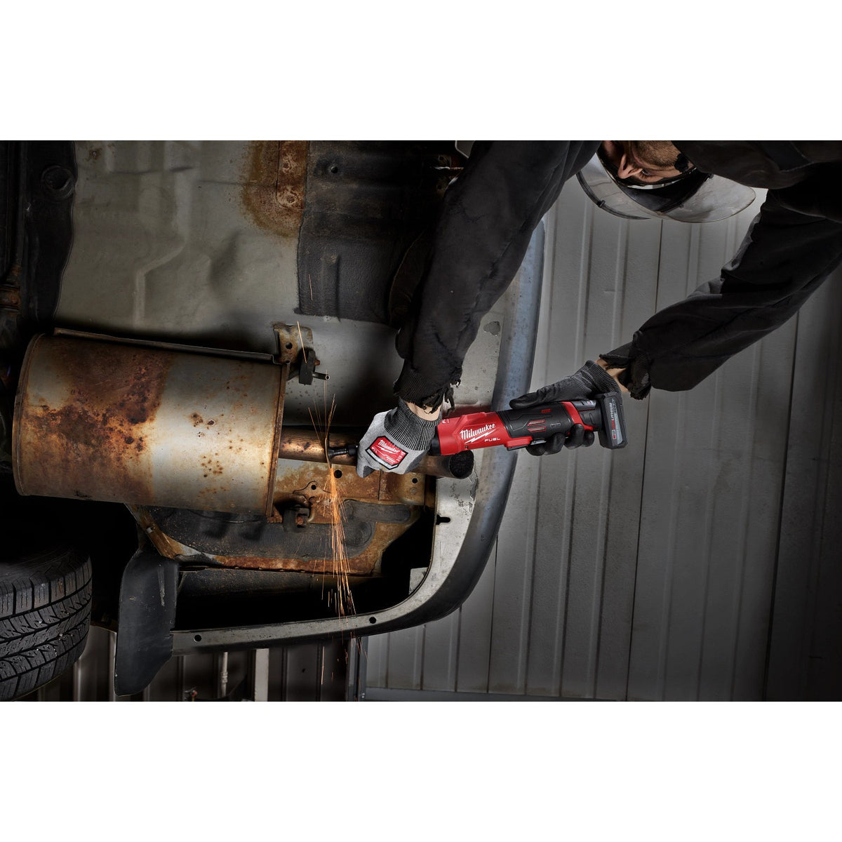 Milwaukee 3487-20 M12 FUEL 1/4" Extended Straight Die Grinder with 4" Shaft - 11