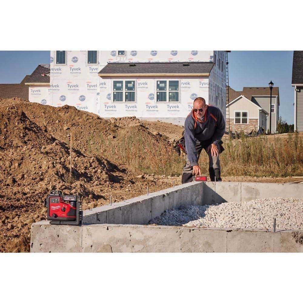 Milwaukee 3642-21 M12 Green 360 3-Plane Laser with Automatic Alignment and Receiver Kit (M12 XC4.0 Battery) - 7