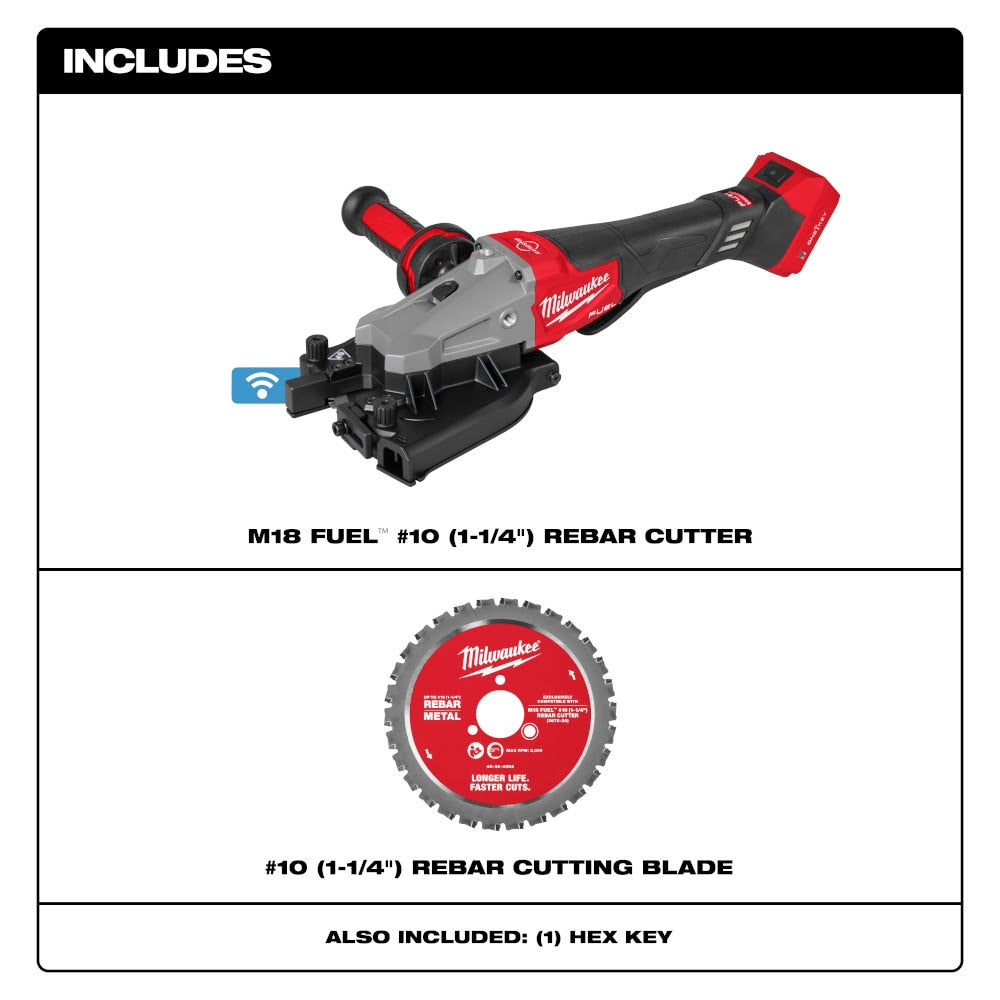 Milwaukee 3675-20 M18 FUEL #10 (1-1/4") Rebar Cutter - 12