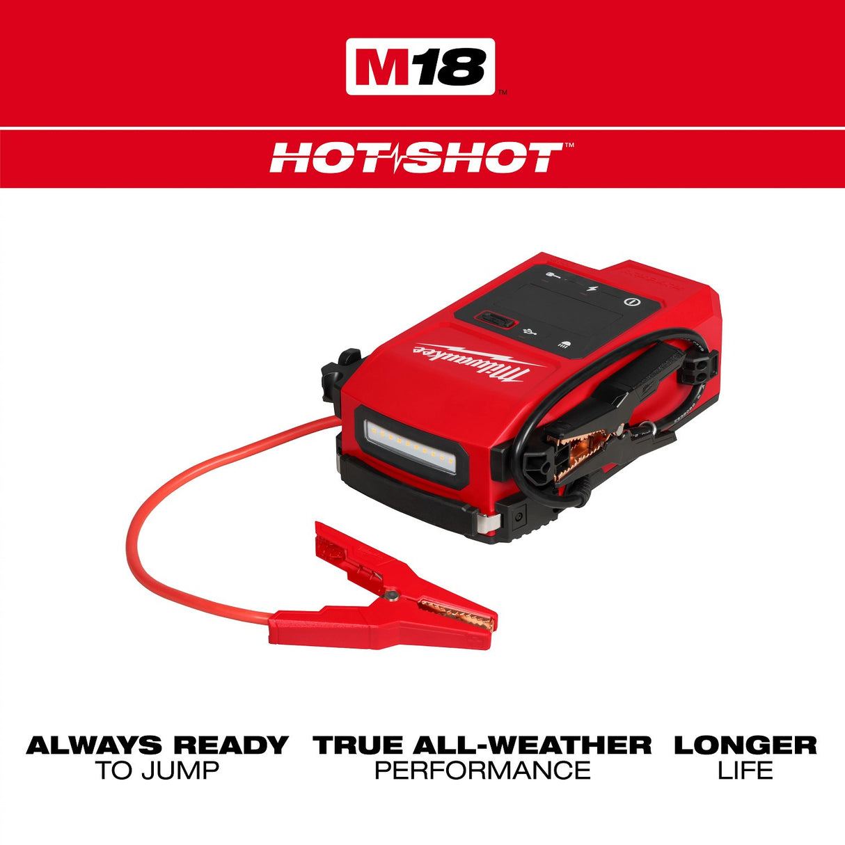 Milwaukee 3841-20 M18 HOTSHOT Jump Starter - 2
