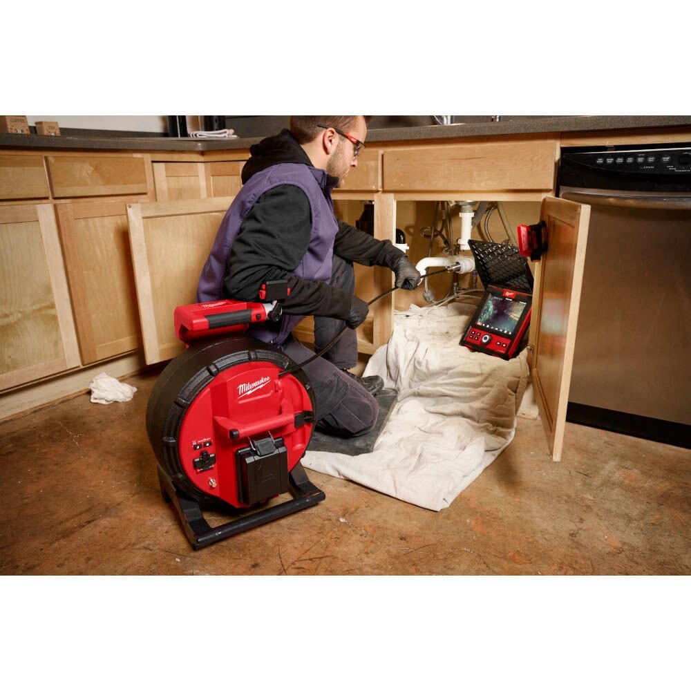 Milwaukee 3972-22 M18 100' Flexible Modular Pipeline Inspection System - 7