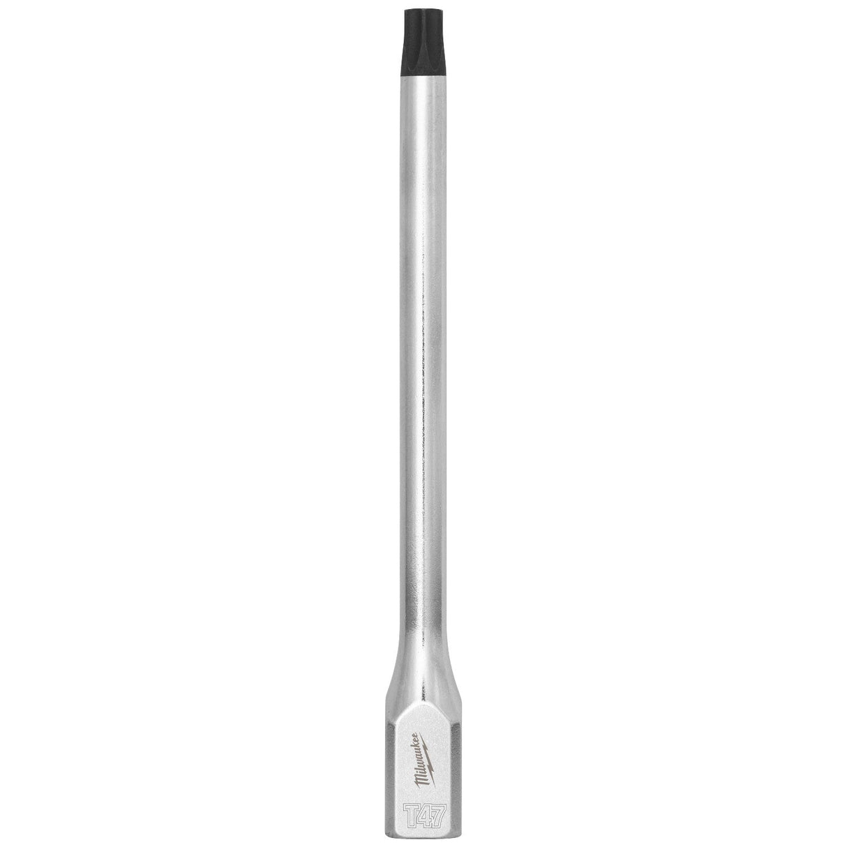 Milwaukee 45-34-1070 3/8" Drive T47 Long TORX Bit Socket with 6" Long Reach and Anti-Roll Flats