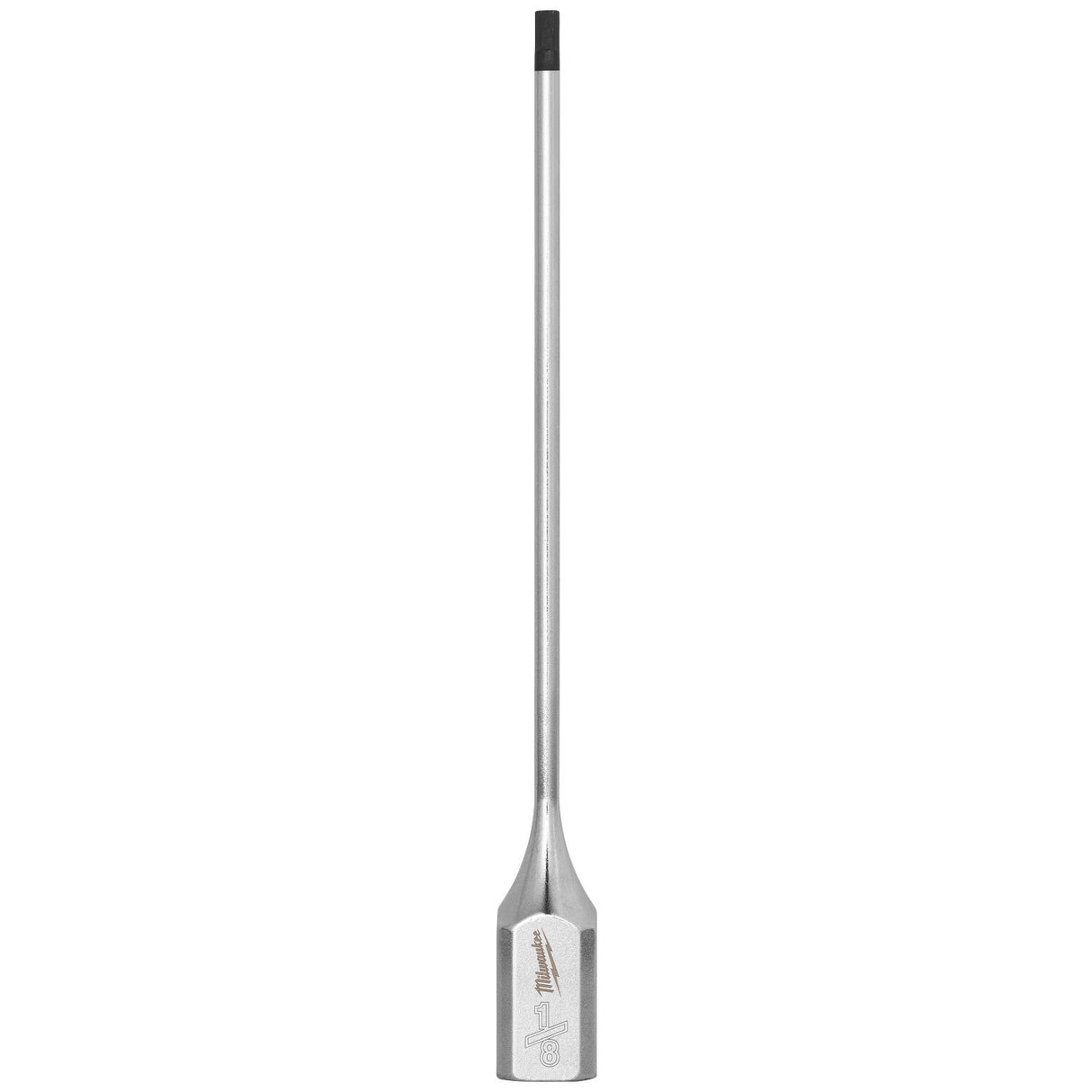 Milwaukee 45-34-1074 3/8" Drive 1/8" Long Hex Bit Socket with FOUR FLAT sides, 6" reach