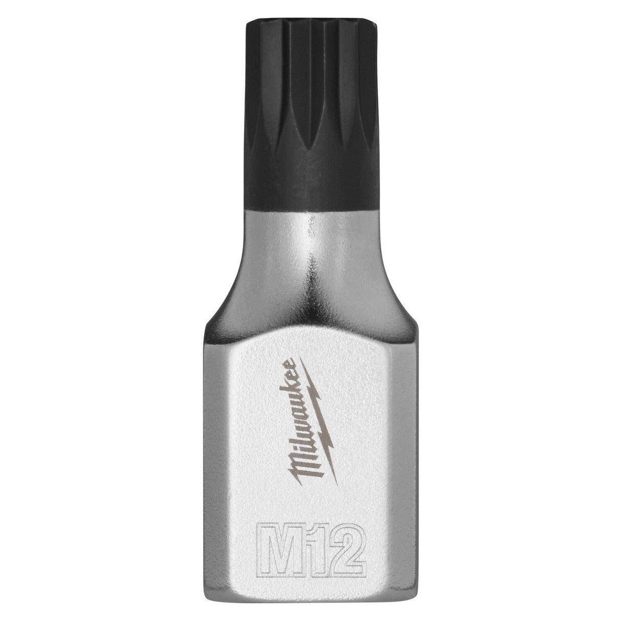 Milwaukee 45-34-1145 3/8" Drive 12mm Triple Square Bit Socket with Anti-Roll Wrench-Ready Sides