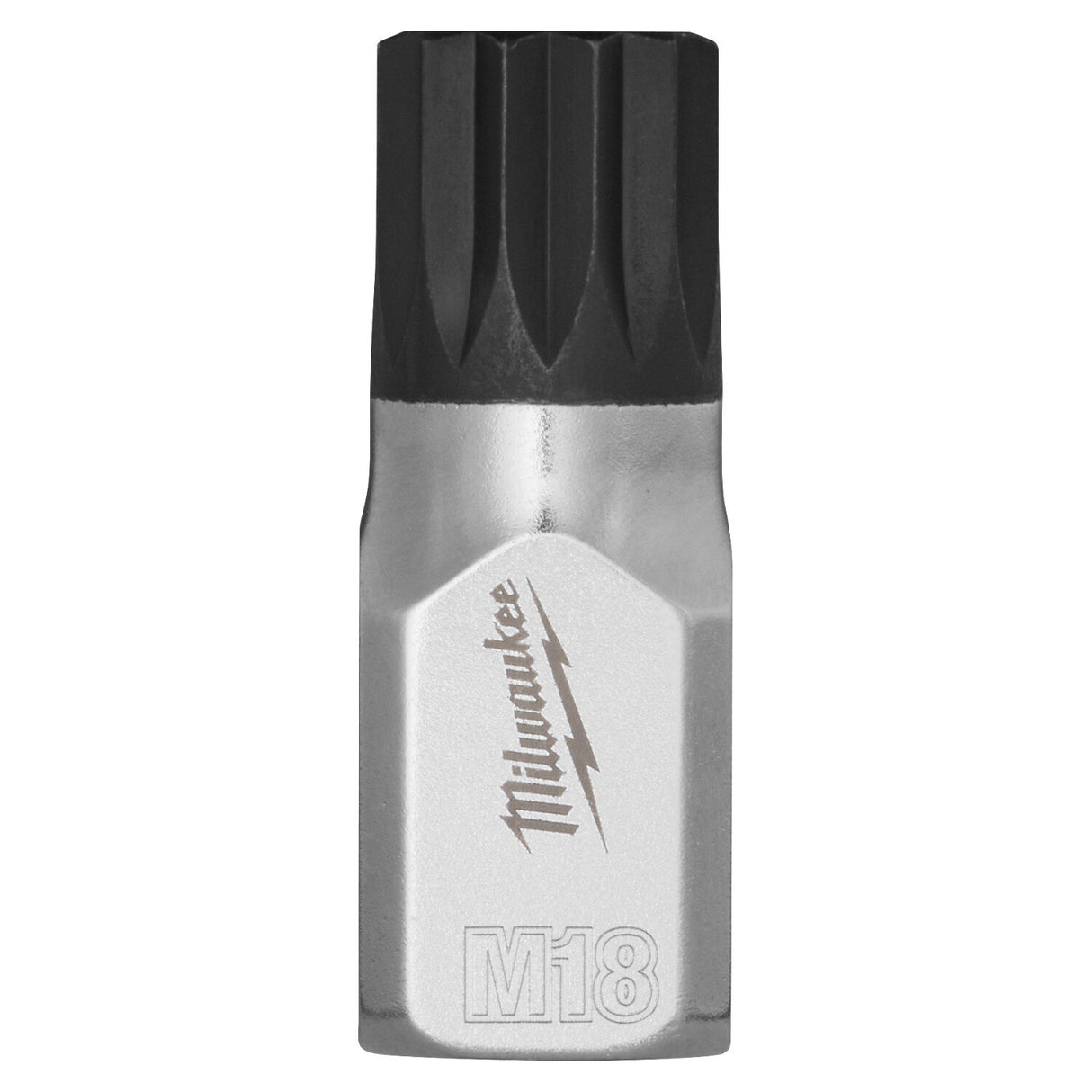 Milwaukee 45-34-1149 3/8 Inch Drive 18mm Triple Square Bit Socket with Anti-Roll Wrench-Ready Sides