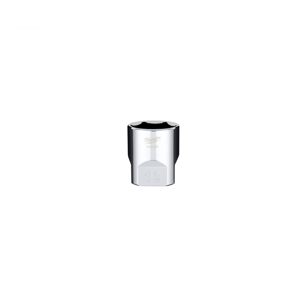 Milwaukee 45-34-2002 1/2" Drive 1-3/16" SAE 6-Point Socket with Four Flat Sides