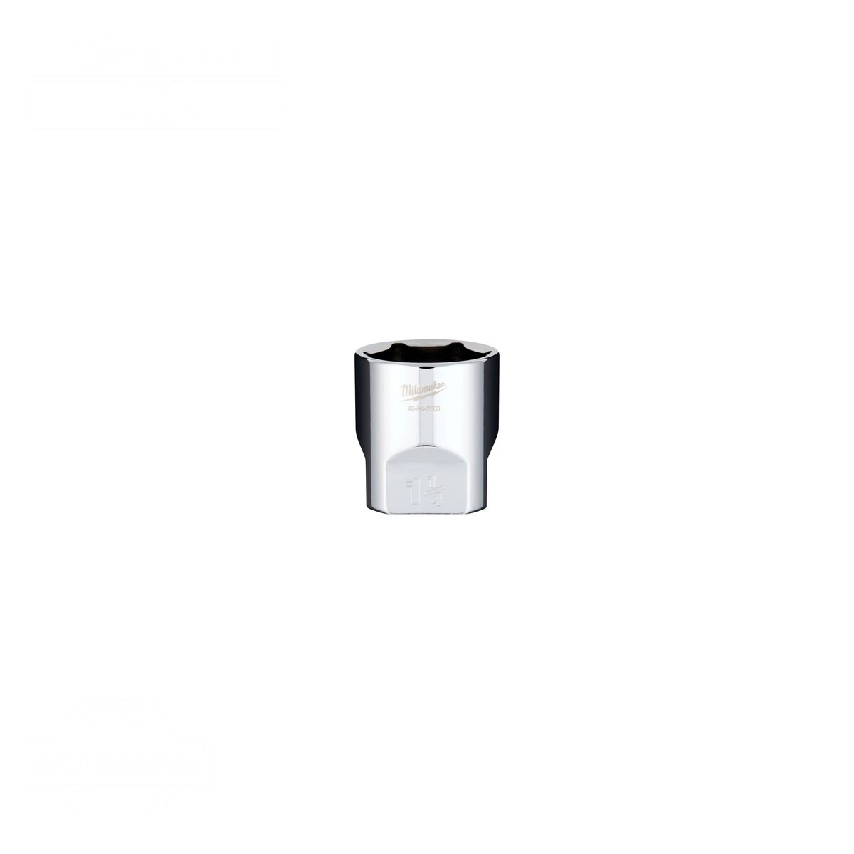 Milwaukee 45-34-2003 1/2" Drive 1-1/4" SAE 6 Point Socket with Four Flat Sides