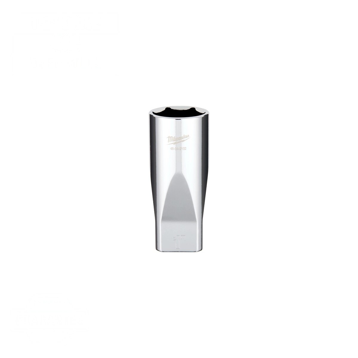 Milwaukee 45-34-2102 1/2" Drive 1" Deep 6-Point Socket with Four Flat Sides