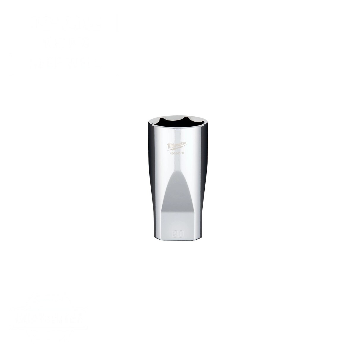 Milwaukee 45-34-2130 1/2" Drive 30 mm Deep 6-Point Socket with Four Flat Sides