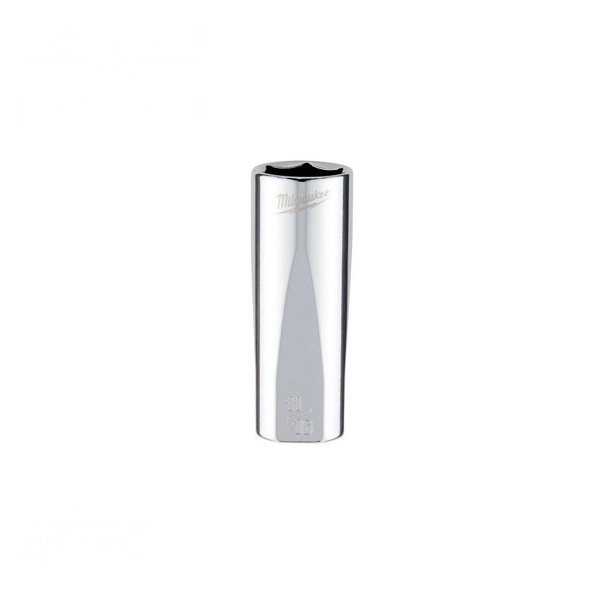 Milwaukee 45-34-6875 3/8" Drive 11/16" SAE Deep Socket with Four Flat Sides