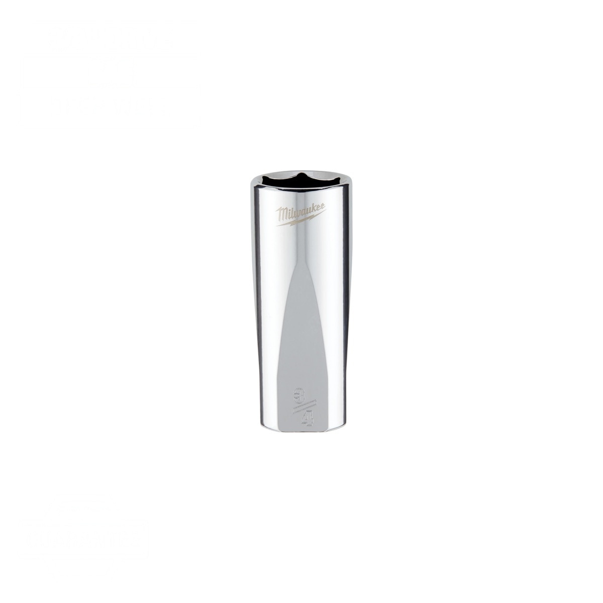 Milwaukee 45-34-7500 3/8" Drive 3/4" SAE Deep Socket with Four Flat Sides