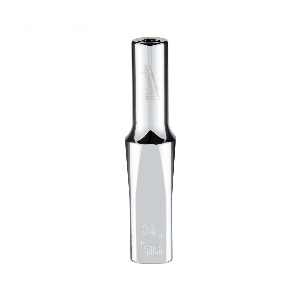 Milwaukee 45-34-9012 1/4" Drive 3/16" SAE 6-Point Deep Socket with Four Flat Sides