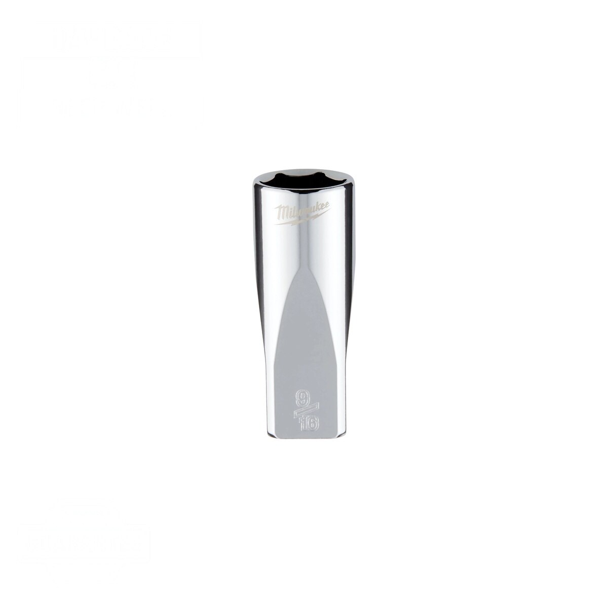 Milwaukee 45-34-9021 1/4" Drive 9/16" SAE 6-Point Deep Socket with Four Flat Sides