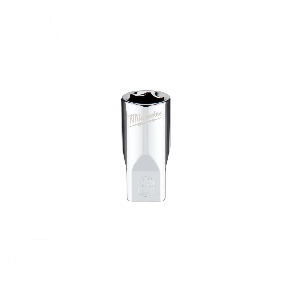 Milwaukee 45-34-9034 1/4" Drive 8mm Metric 6-Point Socket with Four Flat Sides