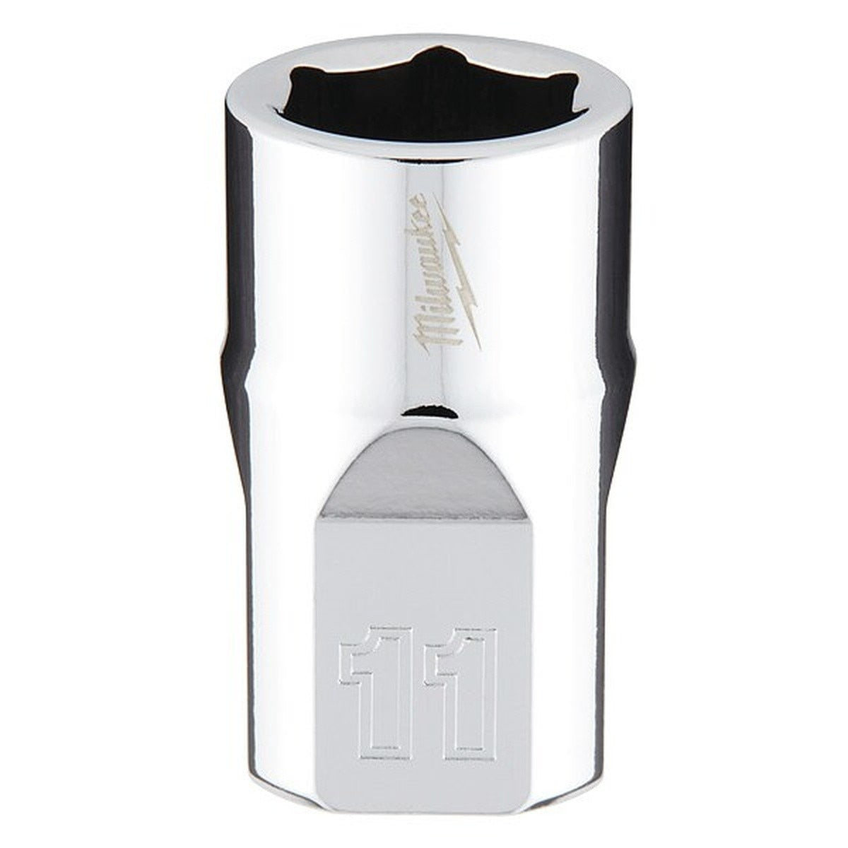 Milwaukee 45-34-9081 3/8" Drive 11 mm Metric 6-Point Socket with Four Flat Sides