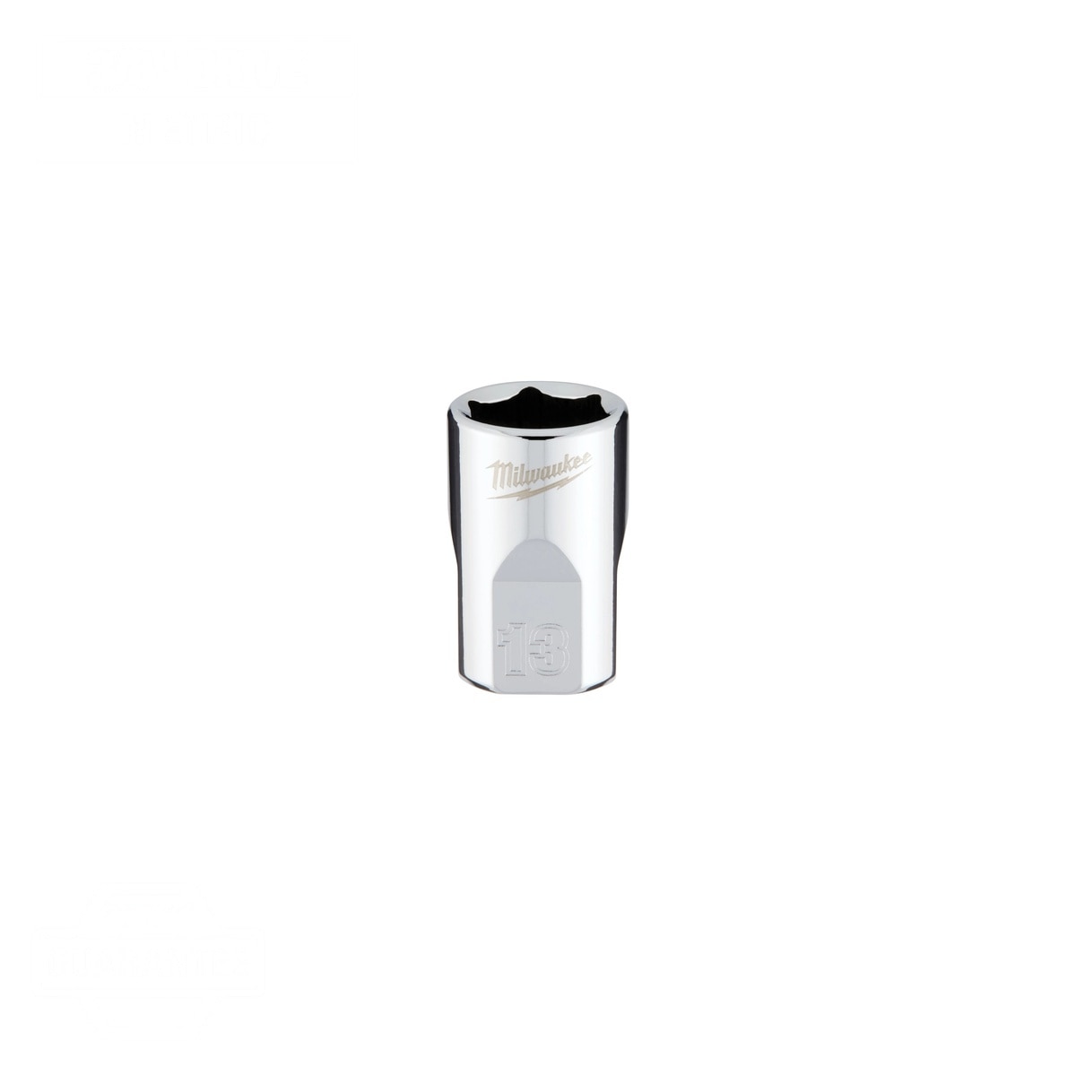 Milwaukee 45-34-9083 3-8" Drive 13 mm 6-Point Standard Metric Socket with Four Flat Sides