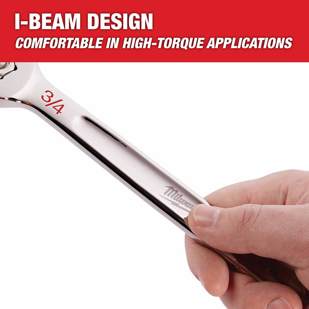 Milwaukee 45-96-9325 25mm Ratcheting Combination Wrench - 5