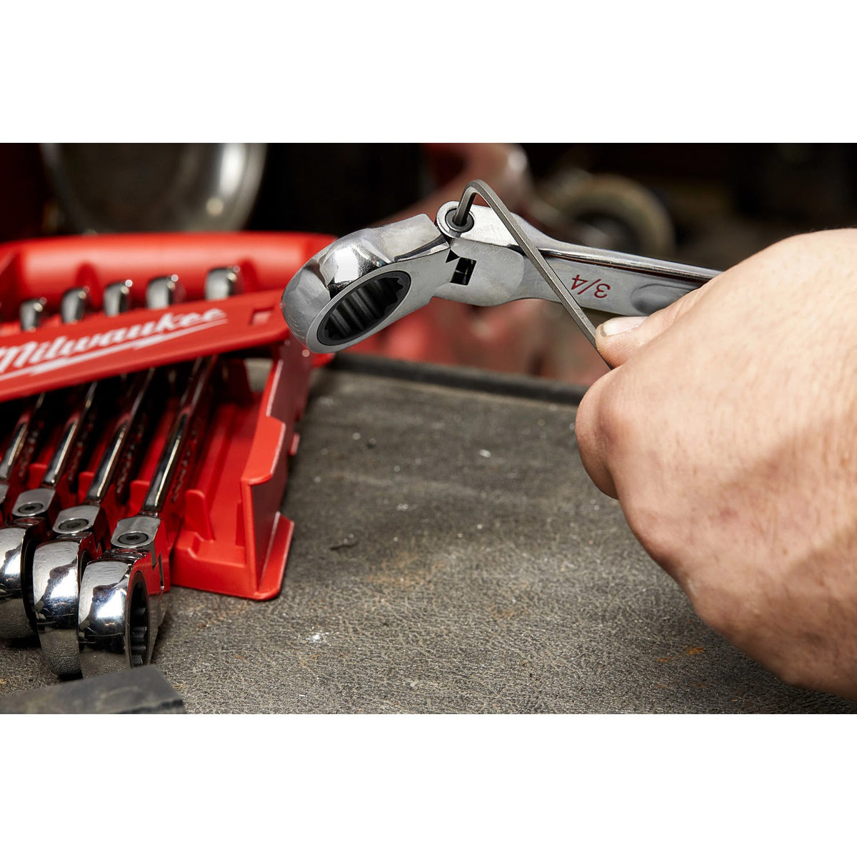 Milwaukee 45-96-9815 9/16in. Flex Head Combination Wrench - 9