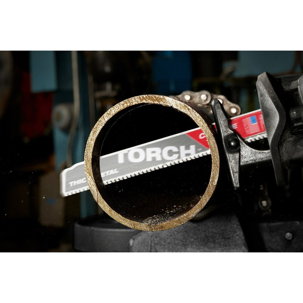 Milwaukee 48-00-5201 6" 8TPI Torch Metal Cutting Sawzall Blade with Carbide Teeth - 11