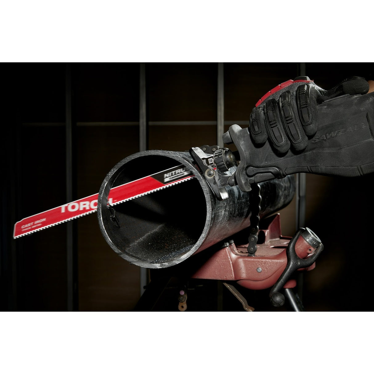 Milwaukee 48-00-5363 12” 7TPI The TORCH™ with NITRUS Carbide™ for Cast Iron SAWZALL® Blade 3PK - 12