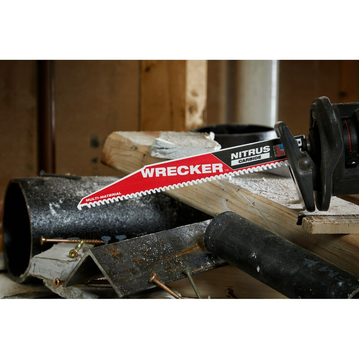 Milwaukee 48-00-5373 12" 6TPI The Wrecker with Nitrus Carbide 3PK - 12