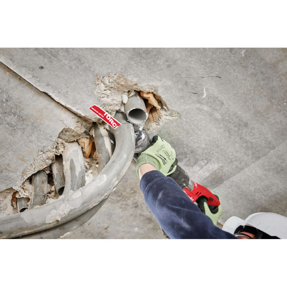 Milwaukee 48-00-6252 9" Reciprocating Saw Blade10TPI The TORCH with NITRUS CARBIDE Teeth for Medium Metal 1PK - 10