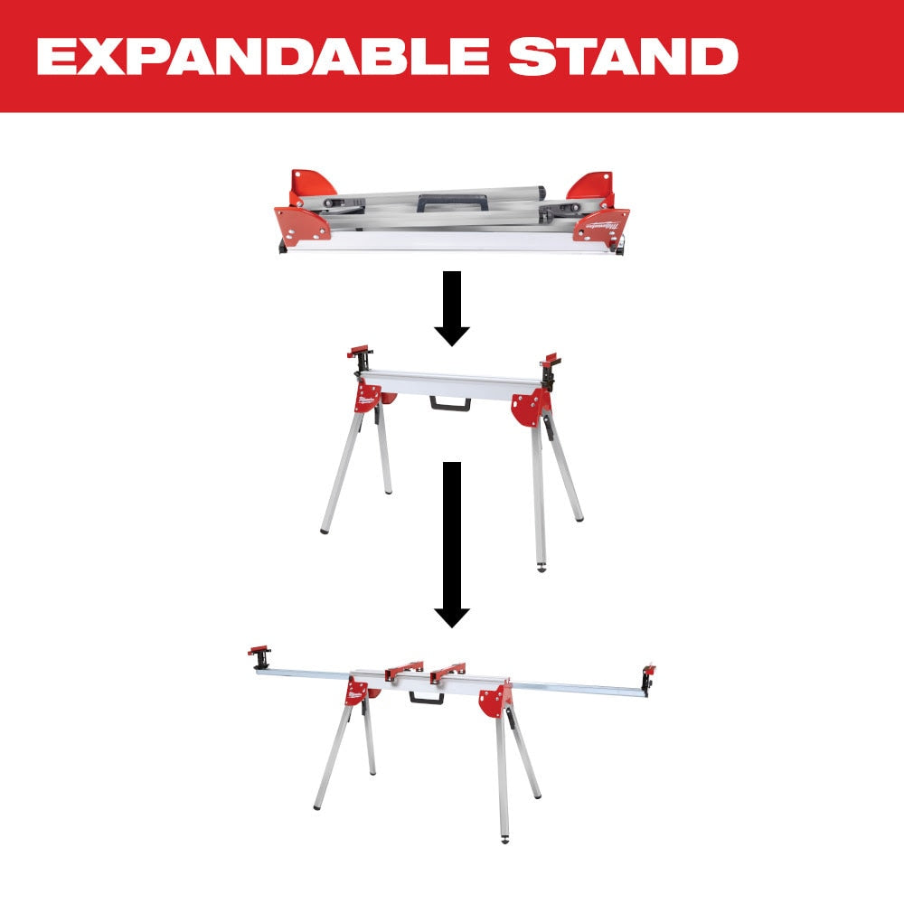 Milwaukee 48-08-0551 Folding Miter Saw Stand - 4