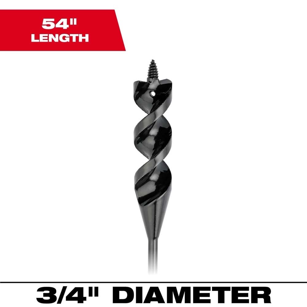Milwaukee 48-13-8275 Flexible Cable Auger Bit for Wood Drilling - 4