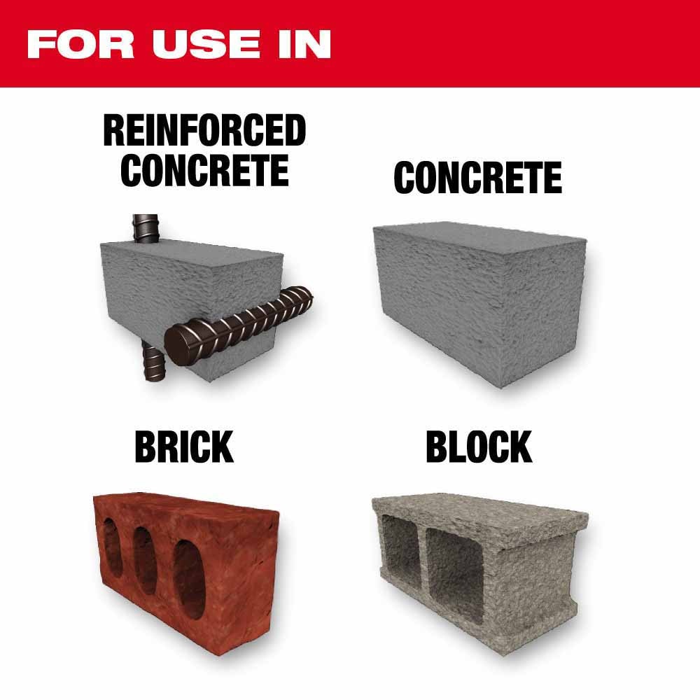 Milwaukee 48-20-3969 SDS Max 4CT MX4 1-1/8" x 24" x 29" - 4
