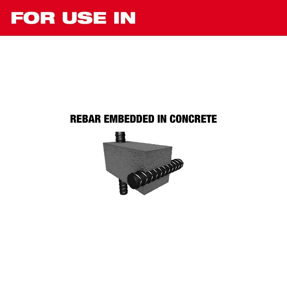 Milwaukee 48-20-6707 SDS PLUS 1/2" X 12" Rebar Cutter - 2