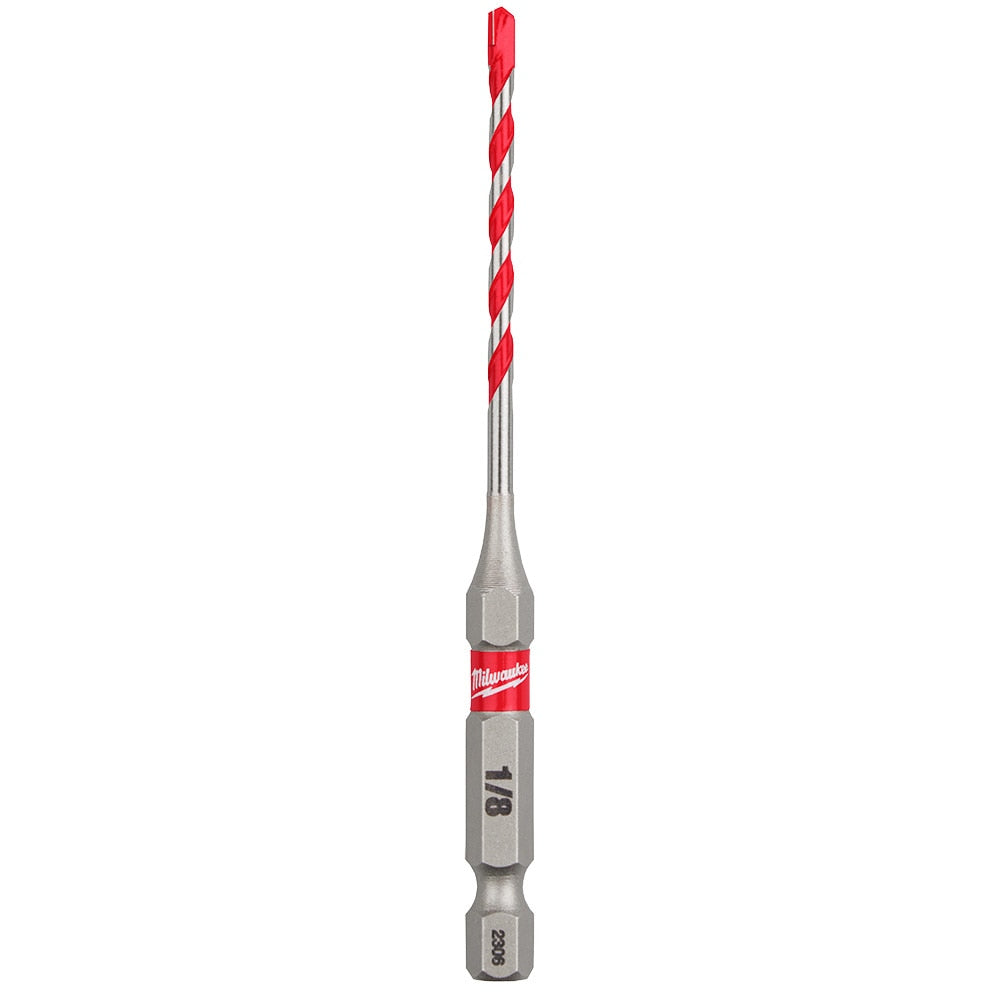 Milwaukee 48-20-9000 1/8" x 2" x 3-1/2" SHOCKWAVE™ Carbide Hammer Drill Bit - 10