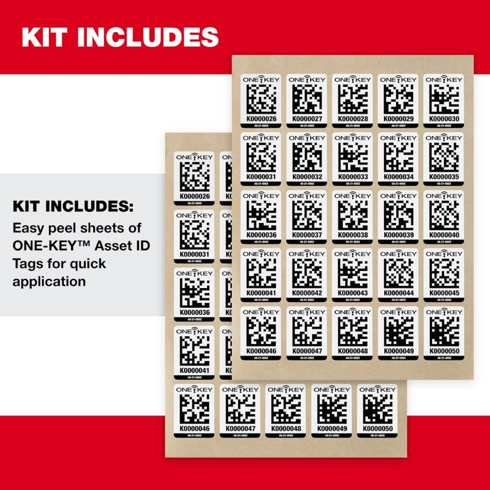 Milwaukee 48-21-0002 ONE-KEY™ Asset ID Tag – Lg. Plastic Surface - 4