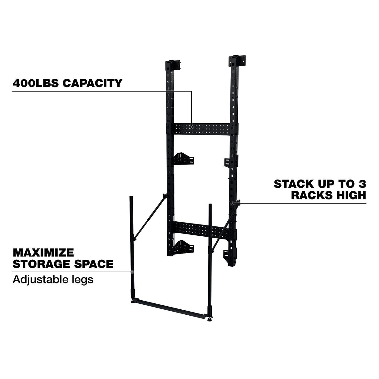 Milwaukee 48-21-8010 PACKOUT Rack Frame for Modular Storage System - 2