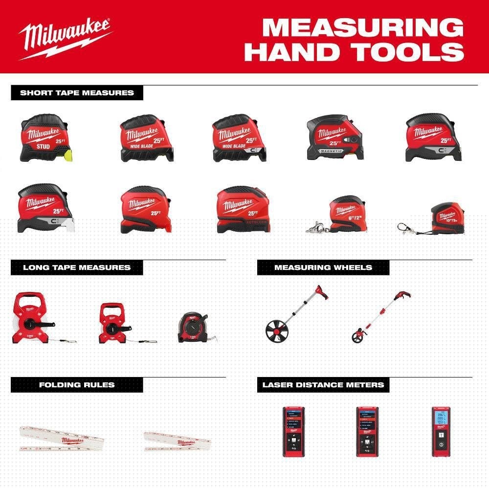 Milwaukee 48-22-1025M 25ft Magnetic Tape Measure - 6