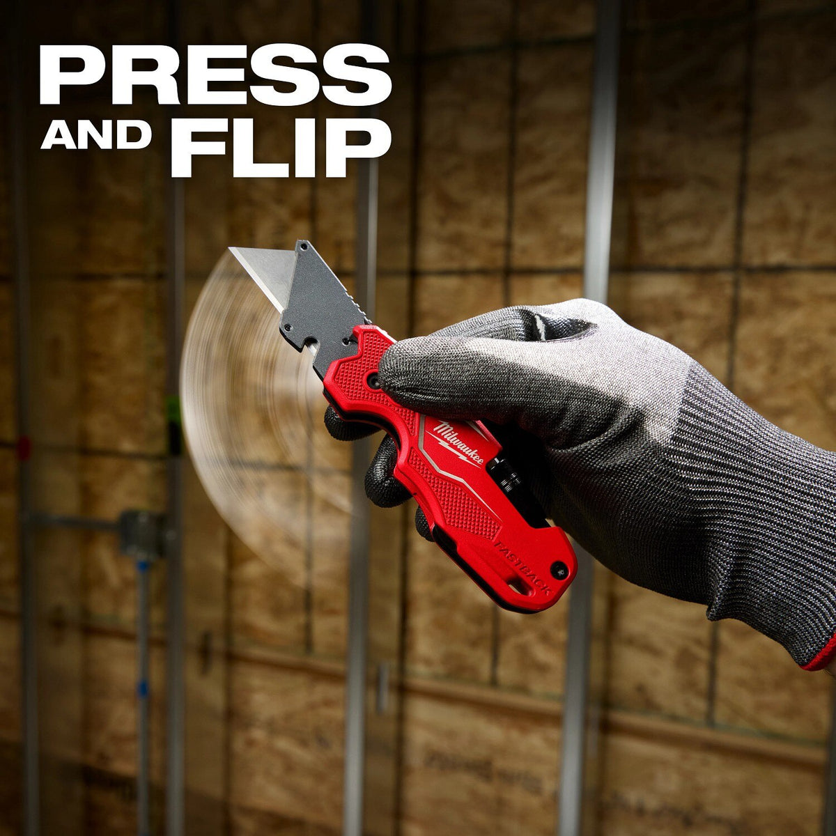 Milwaukee 48-22-1605 FASTBACK 6 in 1 Folding Utility Knife with Bit Holder and Wire Stripper - 6