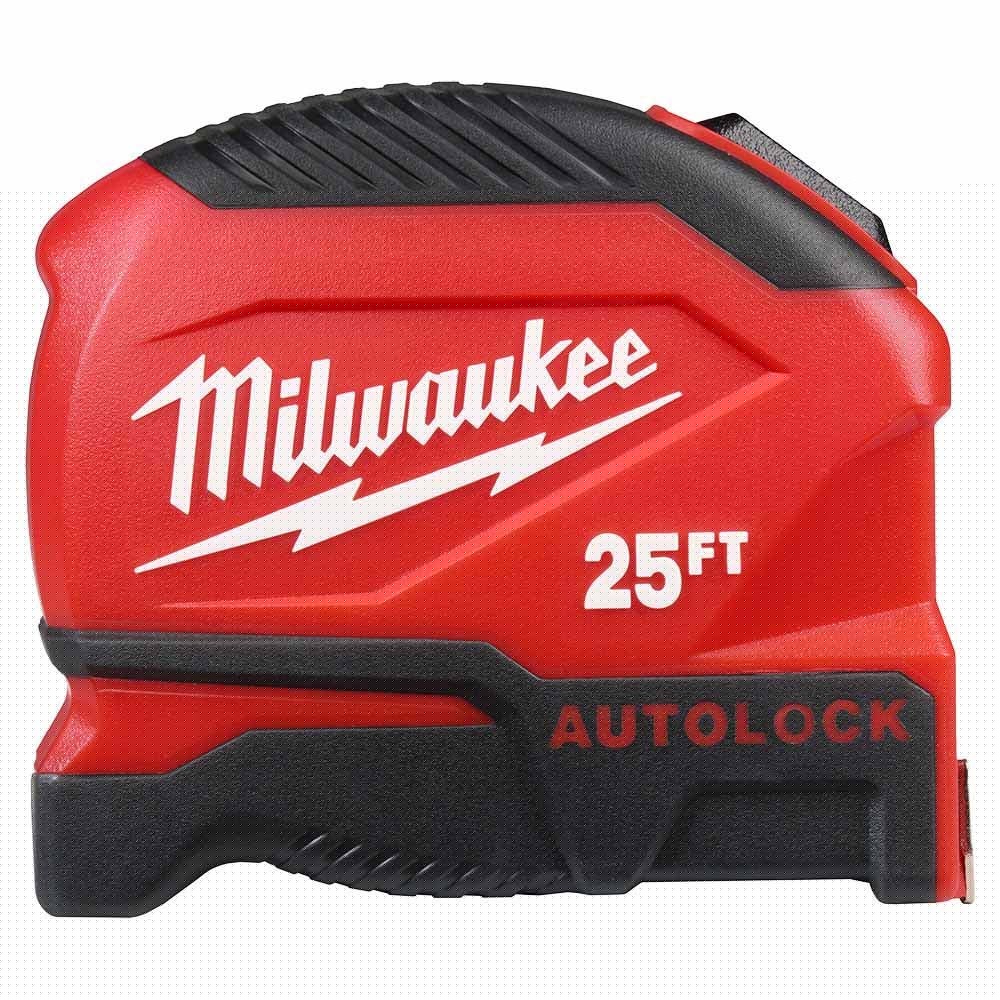 Milwaukee 48-22-1825 25ft Auto-Lock Tape Measure - 9