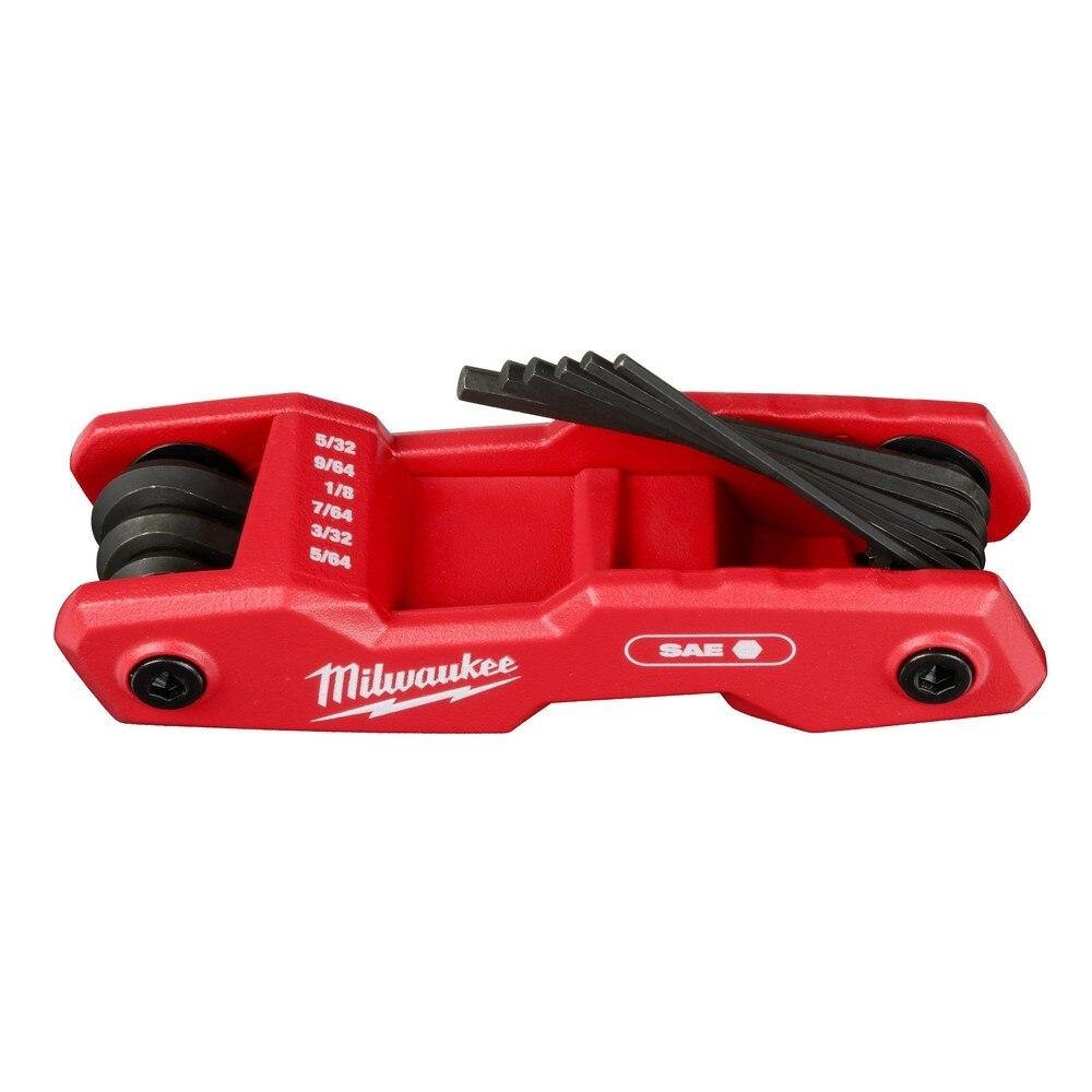 Milwaukee 48-22-2181 9-Key Folding Hex Key Set - SAE - 7