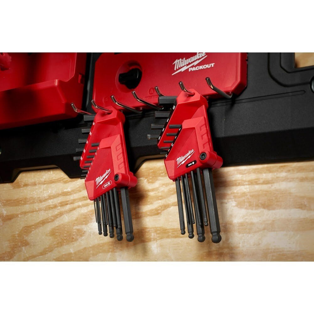 Milwaukee 48-22-2185 13-Key Ball End L-Key Set - SAE - 6