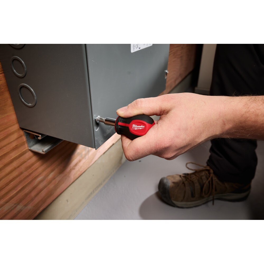 Milwaukee 48-22-2762 6-IN-1 Stubby Multi-Bit Screwdriver - 10