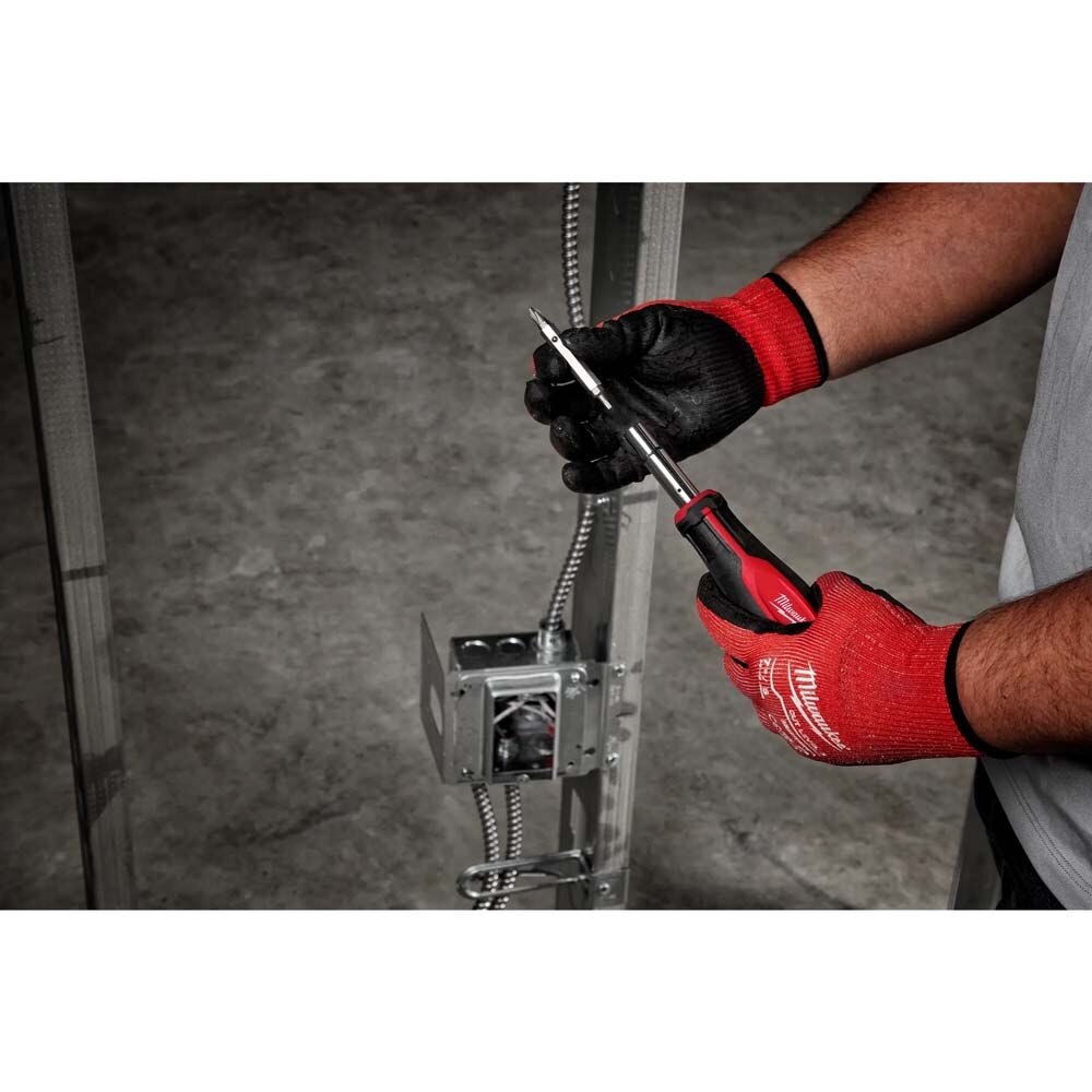 Milwaukee 48-22-2763 2pc 11-in-1 Multi-Bit Screwdriver and 6-IN-1 Stubby Multi-Bit Screwdriver - 10