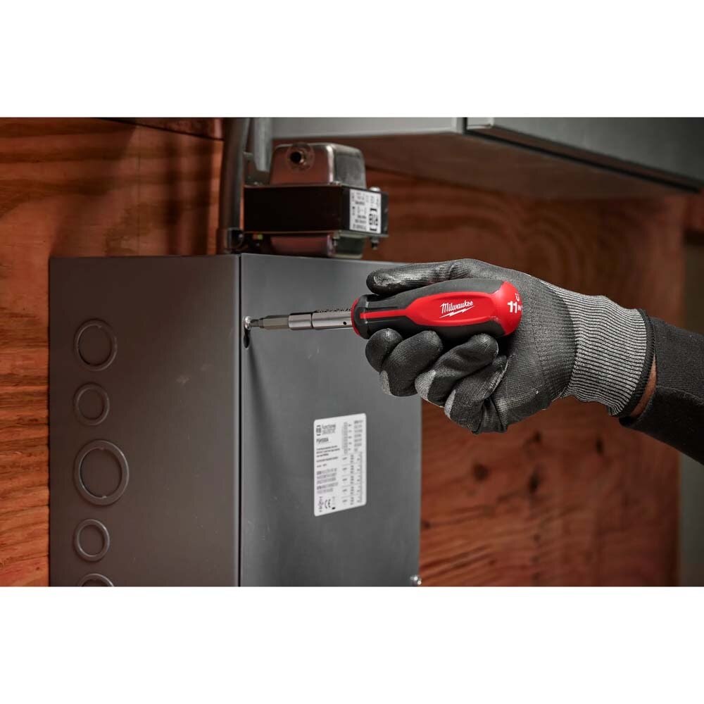 Milwaukee 48-22-2763 2pc 11-in-1 Multi-Bit Screwdriver and 6-IN-1 Stubby Multi-Bit Screwdriver - 11