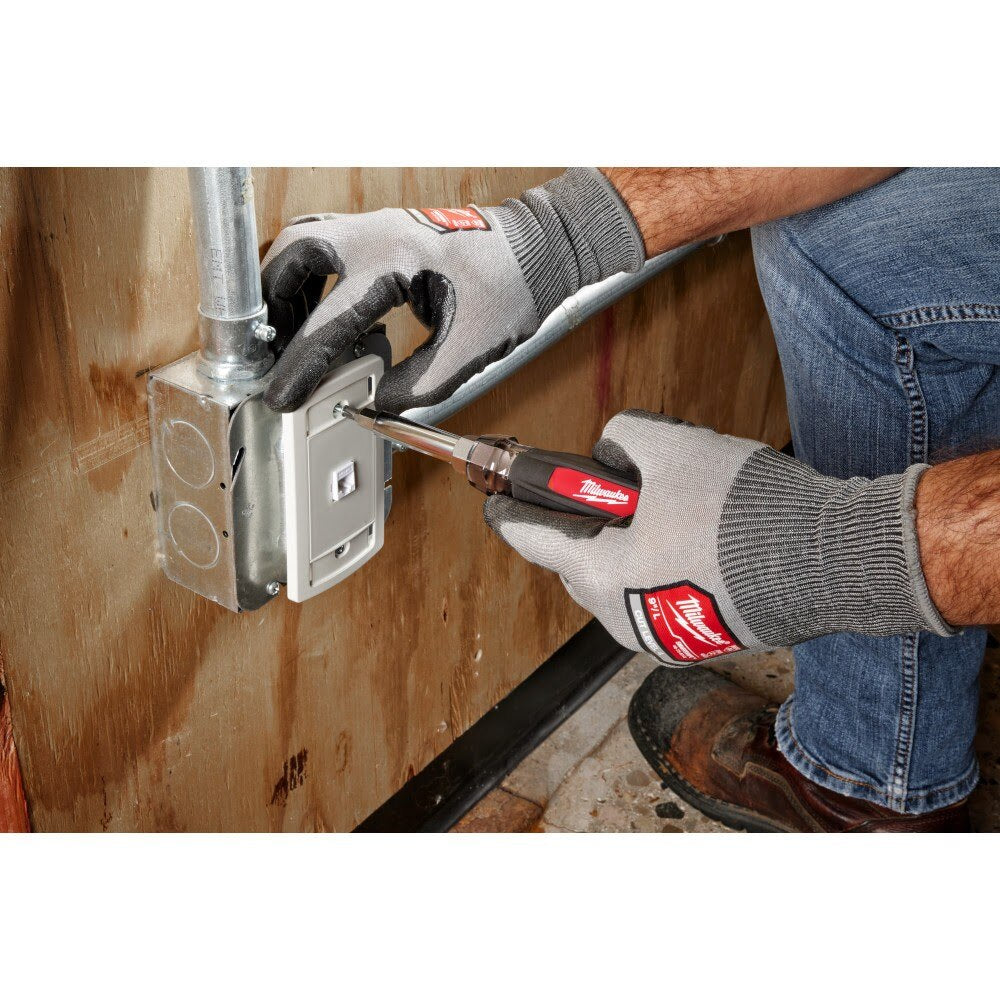 Milwaukee 48-22-2902 9-in-1 Punchdown Multi-Bit Screwdriver - 7