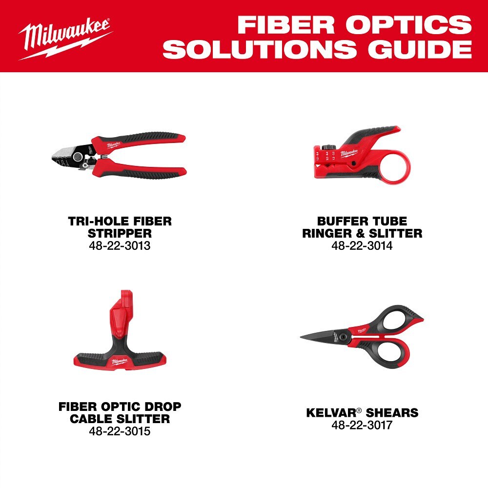 Milwaukee 48-22-3015 Fiber Optic Drop Cable Slitter - 10
