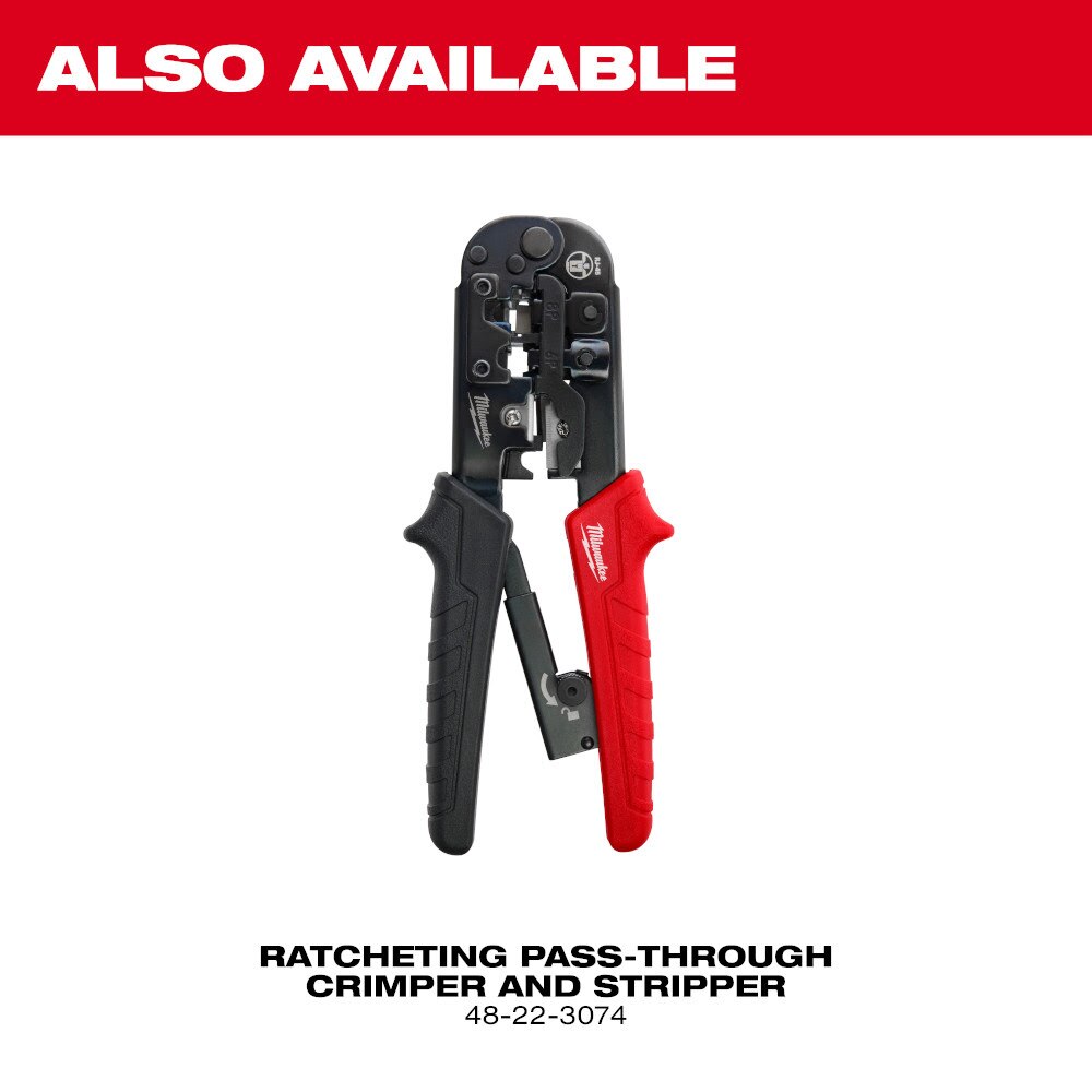 Milwaukee 48-22-3076 Ratcheting Modular Crimper & Stripper - 3