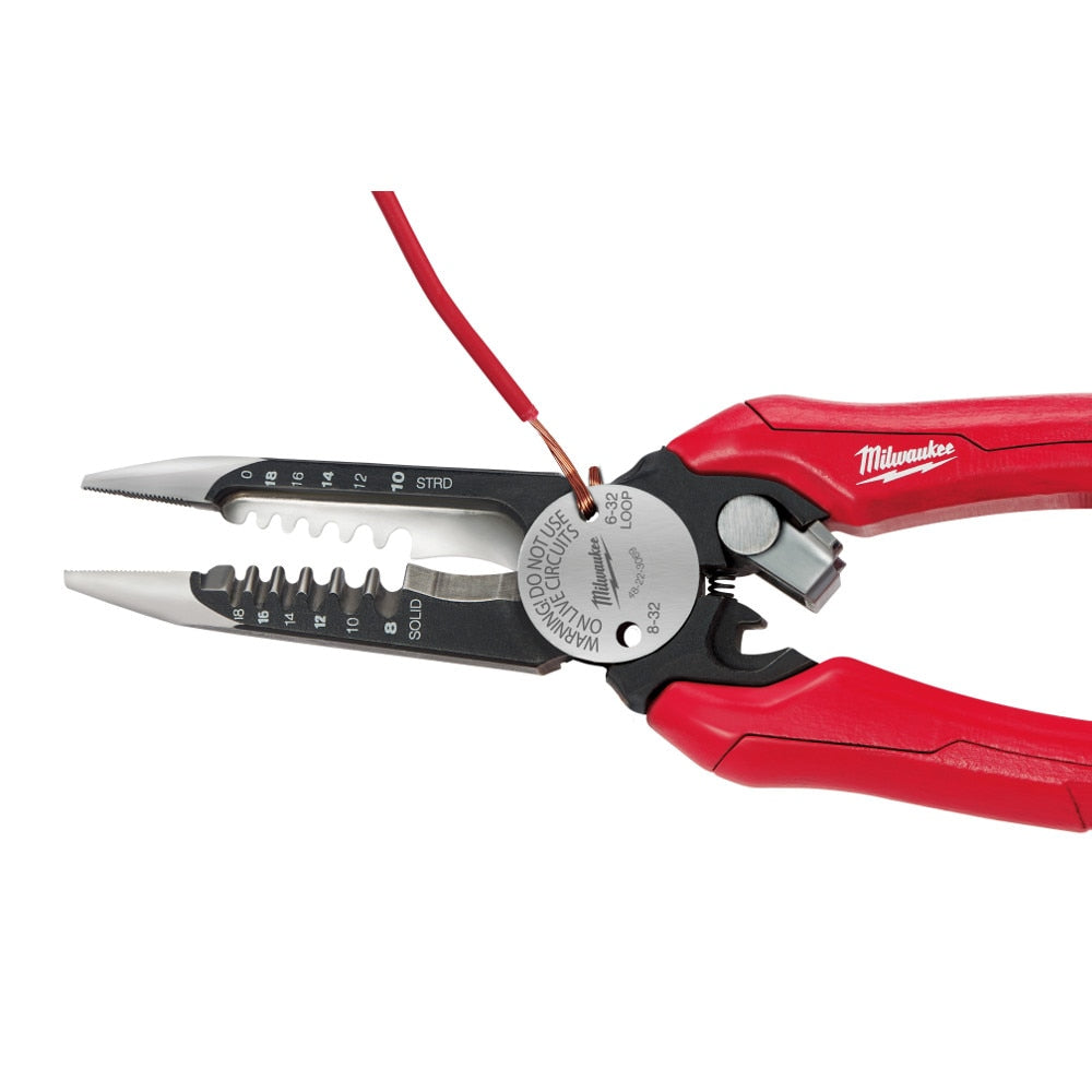 Milwaukee 48-22-3079 8GA - 20GA 6 IN 1 Combination Wire Pliers - 11