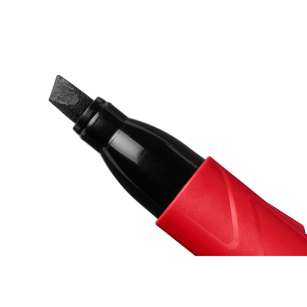 Milwaukee 48-22-3113 Double Sided Black Jobsite Marker with Fine Point and Chisel Tip - 8