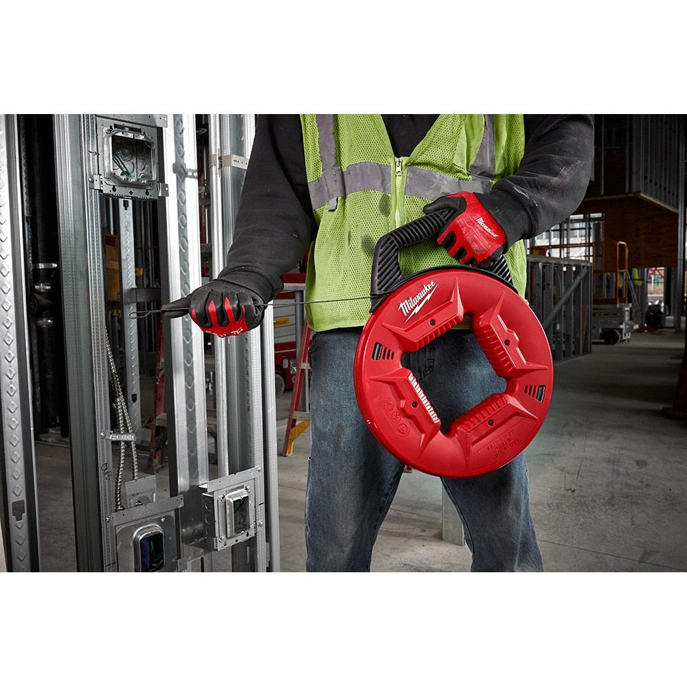 Milwaukee 48-22-4185 100' 1/4" Steel Fish Tape - 5