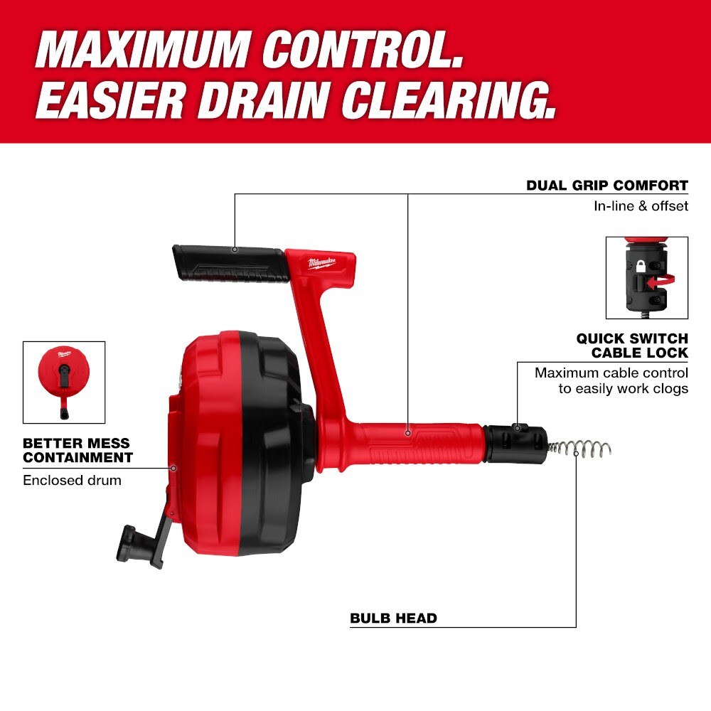 Milwaukee 48-22-5760 25' Hand Auger - 2
