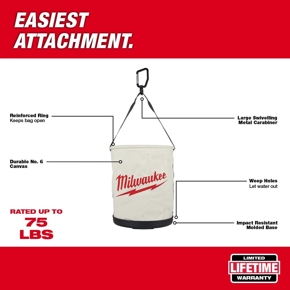 Milwaukee 48-22-8271 Canvas Utility Bucket - 11